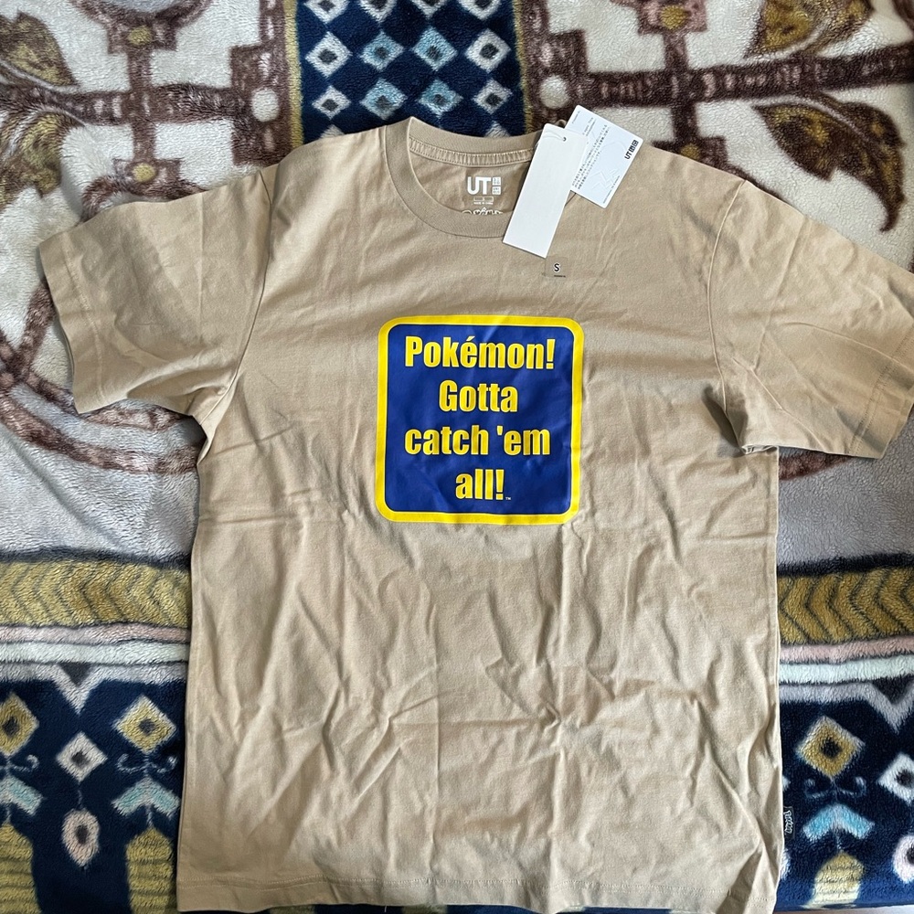 Uniqlo Beige Pokémon Graphic Tee